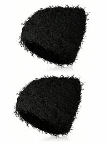 Distressed Knit Hat, Fuzzy Winter Warm Hat, Thick Warm, Skull Pattern, Men's Outdoor Skiing Knit Hat, Autumn Clothing - A - View 13