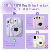 Transparent Protective Case Set For Instax Mini 13, Clear Protective Cover With Back Pocket + Colorful Shoulder Strap, Crystal Clear Protective Shell For Instant Camera, Easy Installation PV Case, Anti-Yellowing, Anti-Drop, Anti-Scratch Photography Camera Protection Accessory - View 8