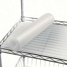 1 Rollo, Revestimiento de gabinete, Adecuado para gabinetes, cajones y refrigeradores, Fácil de limpiar, Impermeable, a prueba de aceite, a prueba de humedad, a prueba de polvo, Almohadilla para encimera de cocina, Organizador de cajones de muebles, Decoración del hogar, Almacenamiento para fiestas y Navidad - A - Ver 6