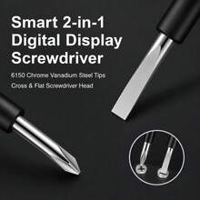 L.A.OL.A.U 1pc Breakpoint Detector, Multi-Function Screwdriver, Cross/Flat Head, Anti-Drop Rubber Coated, Ergonomic Design, With LED Lighting, Home Testing Tool, Red/Green Dual Color Light, Suitable For Screwdriver And Breakpoint Identification, Zero Conductivity Electrical Tester, Home Testing Tool | Multi-Function Tool | Plastic Material - Red - View 6