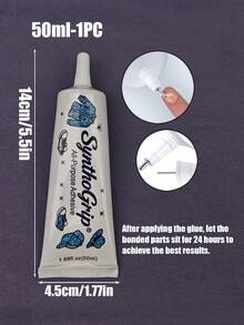 SynthoGrip Clear Drying Rhinestone Adhesive Glue, Multi-Use Strong Craft Glue For Shoes, Hats, Fabric Clothes, Phone Case Rhinestone DIY Crafts - SynthoGrip - View 20