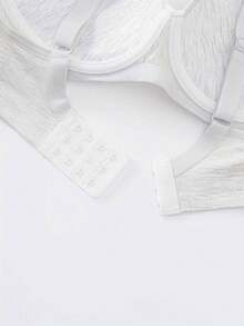 5pcs Solid Color Underwire Bra, Sexy Comfortable Push-Up Bra, No Padding, Adjustable Shoulder Straps - Multicolor - View 4
