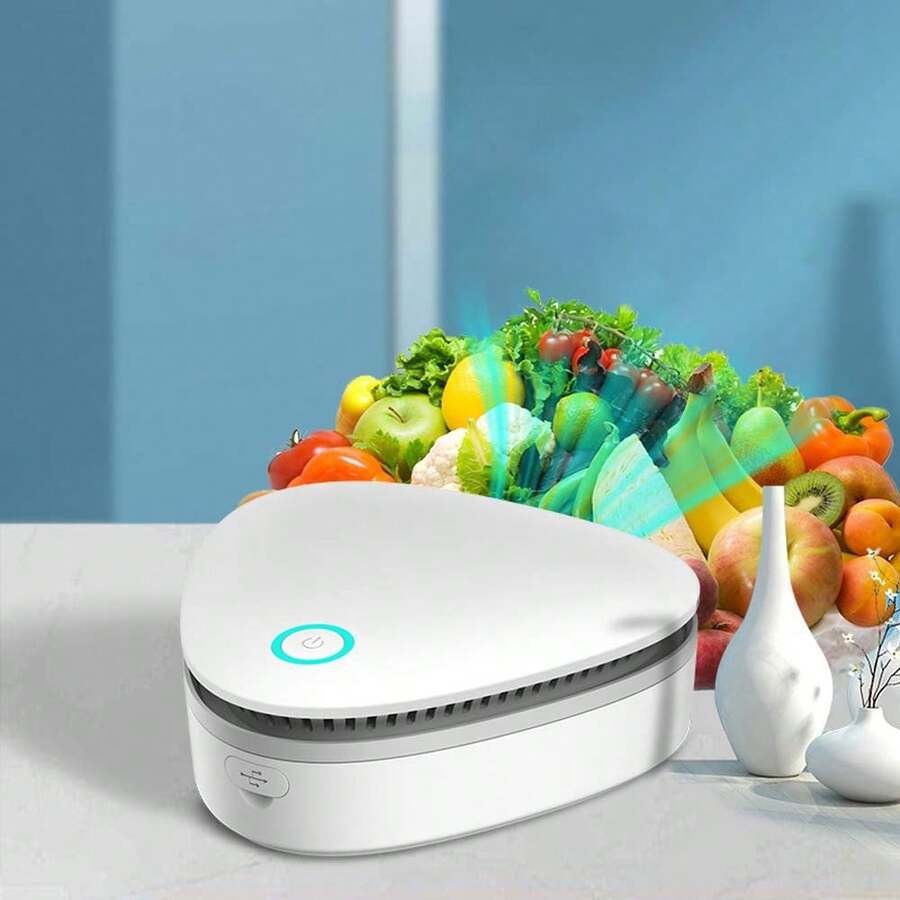 YUNCHI Mini Air Purifier, Refrigerator Food Preservative, Car Pet Dog Cat Wardrobe Shoe Cabinet Deodorizer, Ozone Generator