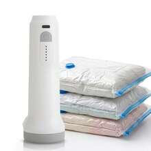 Electric Vacuum Pump USB Rechargeable Wireless Air Pump Portable Travel Clothing Bedding Storage Vacuum Compression Bag Pump Essential Home Tool - Multicolor - View 2