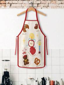 1/2/4pcs Christmas Apron, Suitable For Kitchen Cooking, Home Life, And Also A Great Gift Choice For Friends. - Multicolor - View 12