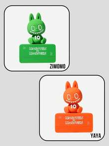 Magnet Kulkas Edisi Khusus Ulang Tahun ke-10 THE MONSTERS - Edisi Tersembunyi, Stiker Dekoratif Kartun Labubu, Magnet Dekoratif Papan Perencanaan Kantor, Stiker Dekoratif Kulkas Dapur, Koleksi Kotak Buta Kartun 3D, Hadiah Pesta Liburan - MultiWarna - View 5