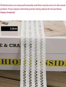 4 Yards/157 Inches High Quality Durable Elastic Band, 6cm/2.36 Inches Sewing Line, Suitable For Clothing And Handicrafts, Ideal Choice For Clothing Waistbands And Shoe/Hat Decorations - Multicolor - View 17