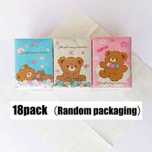 Bear-Shaped Mini Napkins, Soft And Fluffy Portable Handkerchief Tissues, Suitable For Travel, School And Kitchen Use - Portable Size - View 14