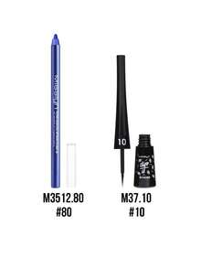 MISSLYN 2Pcs Eyeliner Sets, Vegan, Cruelty-Free, Waterproof, Intense Colour, One-Stroke, High-Pigment, Long-Lasting, Ideal For Teens, Beginners, Makeup Lovers, Back To School, Commute, Dates, Parties - #Set 1 - View 9