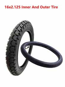 16x2.125 Tire For Electric Bicycle Motorcycle E-Bike 16 Inch Inner Outer Tube Explosion Proof Wear Resistant Tyre - Tire - View 9