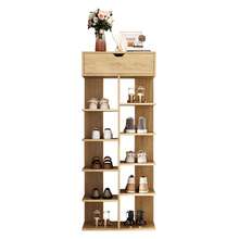Display Cabinet Made Of Wood With 1 Drawer With Storage Multifunctional Natural For Living Room And Dining Area - Natural - View 5