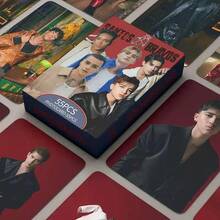55 قطعة متوفرة في المخزون بطاقات ألبوم مخصصة جديدة لفرقة Sanos Boy Band بطاقات LOMO صغيرة ملحقات المشاهير KOP - متعدد الألوان - مشاهدة 6