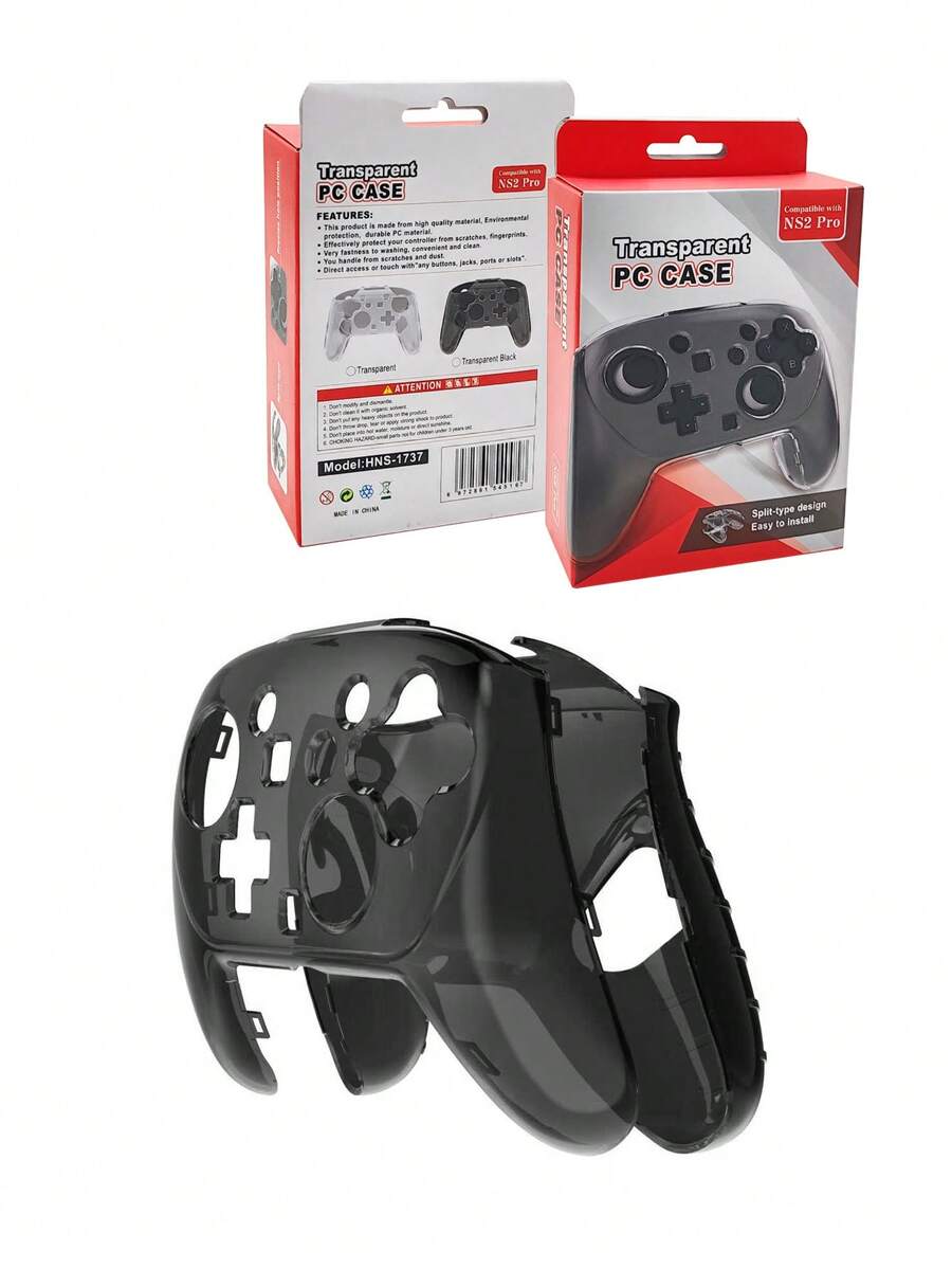 Compatible With Switch 2 Pro Controller, Controller PC Protective Shell, Anti-Drop Anti-Slip Anti-Scratch Anti-Sweat, Enhanced Gaming Control Feel, Color Box Packaging - View 1