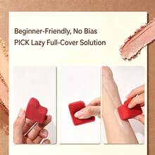 4pcs Multi-Angle Eraser-Shaped Makeup Sponges, Precise Edges, Easy Blending, Wet & Dry Use, Soft Powder Puff For Foundation, Concealer, Loose Powder, Flawless Base Makeup - Multicolor - View 3