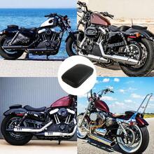 8 Suction Cup Motorcycle Pillion Rear Seat Black Synthetic Leather Cushion Anti-Skid Universal Easy Install For  Cruiser Chopper Bobber Short Rides - A - View 9