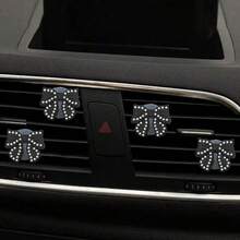 4 peças/2 peças Clipe de Ventilação de Ar-Condicionado de Carro com Fragrância Leve e Duradoura para Decoração de Interior de Carro Acessórios de Carro para Mulheres - A - Visão 17