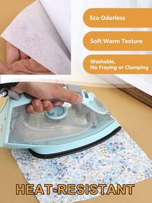 Fusible Interfacing For Sewing Iron On Interfacing,White Iron On Fusible Interfacing Fabric For Sewing Interface Fabric For Sewing Diy Craft Quilting - White - View 5