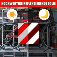 Rear Warning Sign Reflector Signal Bike Rack Motorhome Caravan NEW - A - View 4