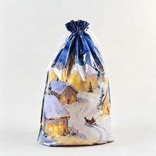 2pcs/5pcs/10pcs Multi-Color Multi-Style Drawstring Christmas Gift Bags, 3D Drawstring Bags, Extra Large Christmas Gift Packaging Bags, Wine Bottle Packaging Decorative Bags - Multiple Styles - View 10