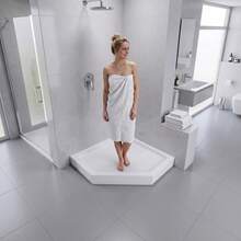 Angle Shower Base Corner Shower Pan Corner Shower Tray For Bathroom - 1PC - View 5
