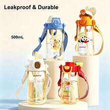 PPSU Sippy Cup, Baby Straw Cup For 6 12 18 Months, Sippy Cup With Straw For Toddlers 1- Years, Baby Water Cup For Drinking And Training,500ml - Multicolor - View 4