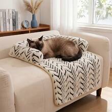 Sofa Bed Universal untuk Kucing dan Anjing, Sofa Bed Hewan Peliharaan Mewah dengan Bantal, Pelindung Furnitur Anti Selip, Cocok untuk Kucing dan Anjing Kecil di Dalam Ruangan - MultiWarna - View 14