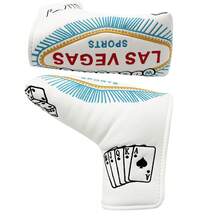 Golf Putter Cover, Poker Card Embroidered, White PU Golf Putter Cover, Wear-Resistant And Scratch-Resistant Putter Protector, Golf Accessories - White - View 8