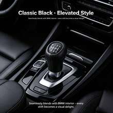 Applicable To E87 E46 Car Gear Shift Knob, Black New Style Gear Lever With Clip, Interior Modification Replacement Accessory - A - View 6