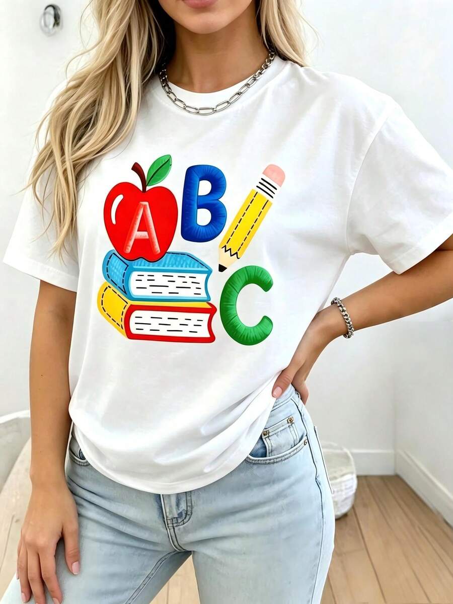 Women T-Shirts - White - View 1