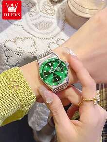 OLEVS 5885 Women Watch Sports Original Elegant Fashion Quartz Watch Waterproof Luminous Ladies Watches Gift Box - One Size - View 3