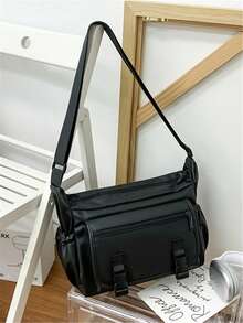 Versatile Large Capacity Men's Shoulder Crossbody Bag - Multicolor - View 1