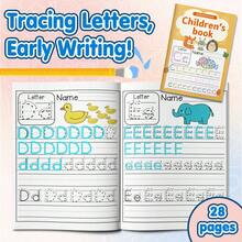 A-Z Alphabet Learning & Tracing Notebooks, Uppercase And Lowercase Letter Writing, Vocabulary Matching, Letter Search, Coloring Activities And ABC Recognition Practice For Early English Learning And Handwriting Skills - Alphabet Learning Activities - View 3