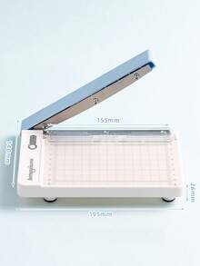 One Paper Cutter With Colored Grid Lines And A Ruler, For Photo Cutting, Cardstock, Scrapbooking, Labels, DIY Crafts, Office Use, School Supplies, Back-To-School Season, And When There Is No Electricity. - Multicolor - View 8
