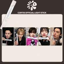 1 Set CORTI/S Light Stick Themed LOMO Photo Cards, K-Pop Idol Collectible Photo Cards, Fan Support Merchandise, Birthday Halloween Commemorative Gift For Fellow Fans And Best Friends - Multicolor - View 5