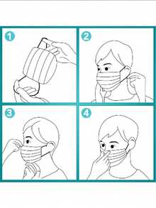 1/20/50pcs Disposable Face Masks, 3-Layer Protective Masks, Filtration Protective Masks, Suitable For Adults And Men, High Quality, Comfortable Soft Inner Layer, Breathable, Dust-Proof And Sun-Proof, Thickened Design - Multiple Styles - View 7
