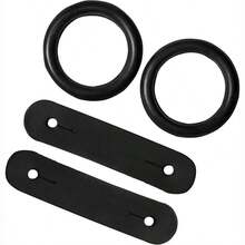 Stirrup Safety Rubber Ring & Leather Pad Replacement Kit, Durable Peacock Stirrup Replacement Ring, Suitable For Equestrian Riding - A - View 11