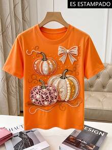 Women T-Shirts - Orange - View 1