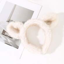 1pc Sweet Plush Bear Ear Hair Hoop Comfort Non‑Slip Headband For Daily Photograph Hair Decoration - Multicolor - View 7
