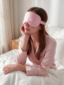12pcs Sleep Bonnet & Eye Mask Set, Soft Elastic Night Sleep Cap Eye Cover, Comfortable Home Travel Sleeping Accessory Set - 12-piece Sleep Set - View 5