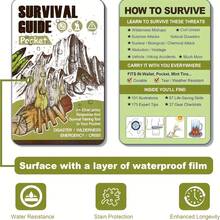 Mini Pocket Survival Guide & EDC Survival Kit – Suitable For Wilderness Emergencies, First Aid, Disasters, And Rural Or Urban Preparedness. - Green - View 6