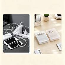 Desktop Drawer Storage Box, Suitable For Cables, Chargers And Earphones - Multicolor - View 3