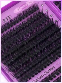 CMAYOME 576-Piece Mascara Set, D-Shaped Curled Tufted Lashes, Length Ranging From 10 To 168 Millimeters. Includes 30D To 150D Mixed Lashes. The Set Contains Mascara, Tweezers And Mascara Brush. Lashes, Lashes, Lash Tufts, Cat-Eye Lashes, Anime Lashes - Multicolor - View 7