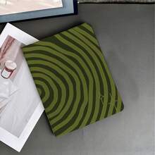 1pc Green Vortex Spiral Star Protective Flip Cover Tablet Case With Pen Slot, Compatible With IPad 10th Gen Smart Case/Air 13(M3 2025)/Air 11/11(A16 2025), Compatible With Oppo Pad, Compatible With Huawei MatePad, Compatible With Vivo Pad, Compatible With Honor Pad, Compatible With Xiaoxin Pad - Multicolor - View 3