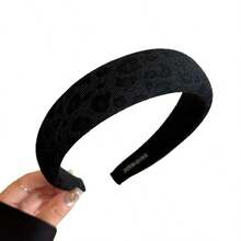 Vintage Leopard Print Headband For Women, Animal Pattern Hair Hoop, Hair Clip Hair Accessory To Enhance Cranial Top - Multicolor - View 7