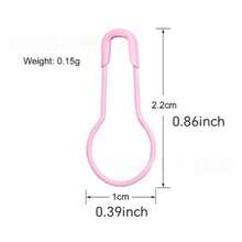 500Pcs Box Of 500 Colorful Gourd-Shaped Safety Pins, Perfect For Sewing And Knitting Marking, Multi-Color Safety Pins, Ideal For Sewing Projects And Clothing Alterations, Packed In Plastic Box With 10 Compartments, Mixed Colors - Multicolor - View 8