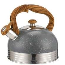 2.5L Large-Capacity Stainless Steel Whistling Kettle With Wood-Grain Handle – Suitable For Gas And Induction Stoves - View 7