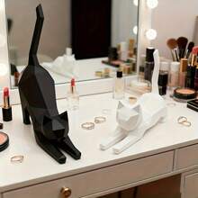 1pc Cat-Shaped Ring Display Stand, Minimalist Style Jewelry Display Rack, Suitable For Displaying Wedding Rings, Can Be Used For Home And Office Decoration. - Multicolor - View 8