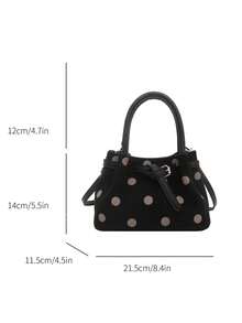 This Stylish Polka Dot Cute Bucket Bag Can Easily Hold Everyday Essentials And Is Suitable For Various Styles And Occasions. - Multicolor - View 5