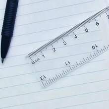 1/10pcs, 1pc/2pcs/3pcs/4pcs/5pcs/6pcs/7pcs/8pcs/9pcs/10pcs 15cm/20cm/30cm Transparent Straight Ruler - Multiple Styles - View 4