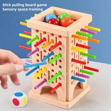 Children's Balance Stick Game, Portable Travel Toy, Family Game Night, Gift For Boys And Girls - Multicolor - View 6